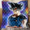 Ultra Instinct Goku Dragon Ball Super Quilt Blanket