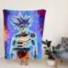 Ultra Instinct Goku Fleece Blanket