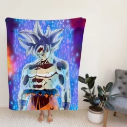 Ultra Instinct Goku Fleece Blanket
