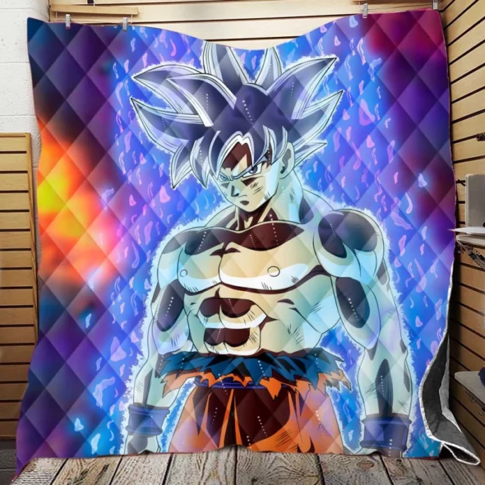 Ultra Instinct Goku Quilt Blanket