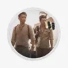 Uncharted Movie Tom Holland Nathan Drake Round Beach Towel