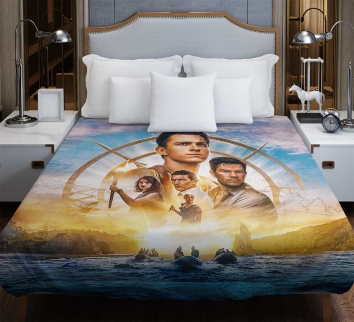 Uncharted Thriller Movie Tom Holland Duvet Cover