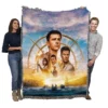 Uncharted Thriller Movie Tom Holland Woven Blanket