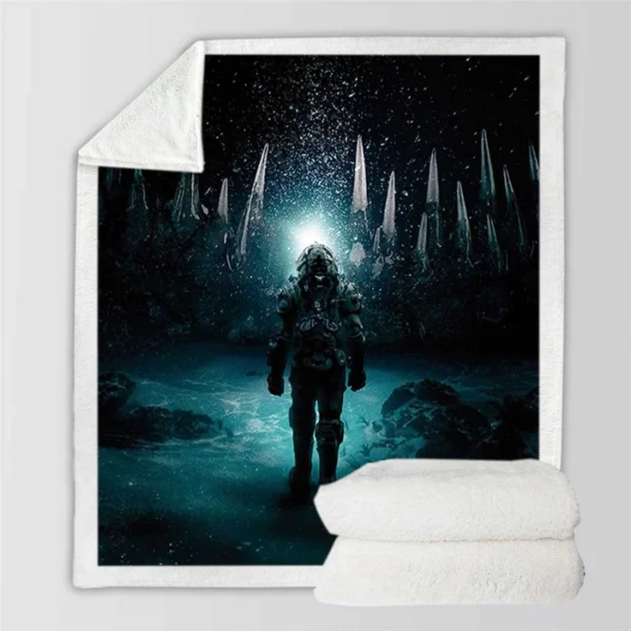 Underwater Movie Sherpa Fleece Blanket