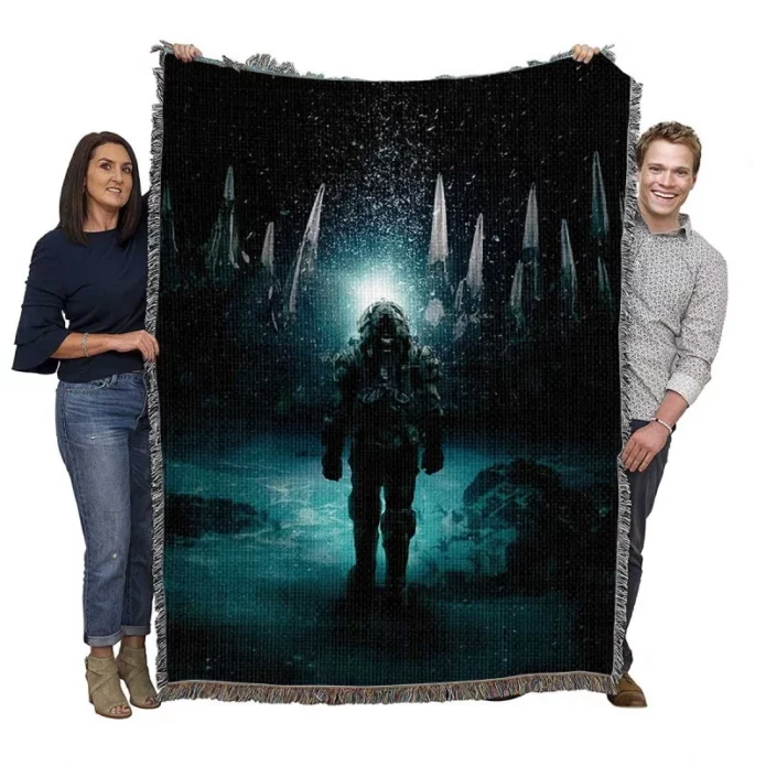 Underwater Movie Woven Blanket