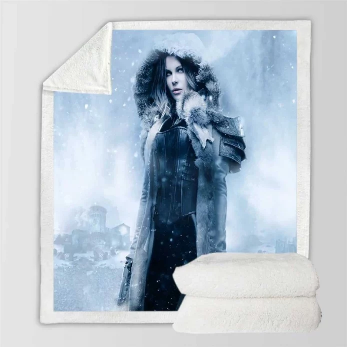 Underworld Blood Wars Movie Kate Beckinsale Sherpa Fleece Blanket