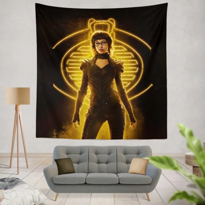 Ursula Corbero As Baroness In Snake Eye Movie Wall Hanging Tapestry