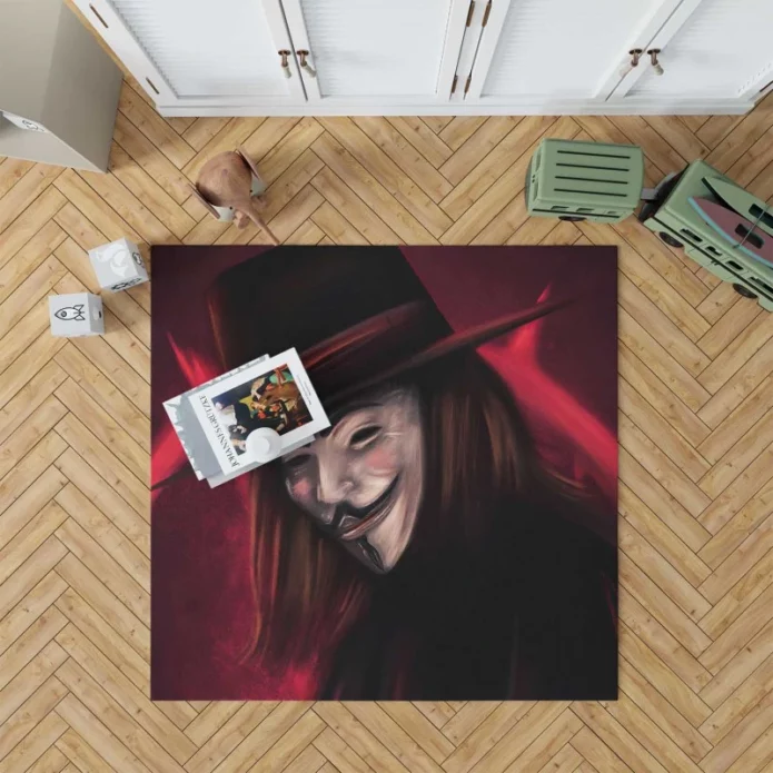 V For Vendetta Movie Rug