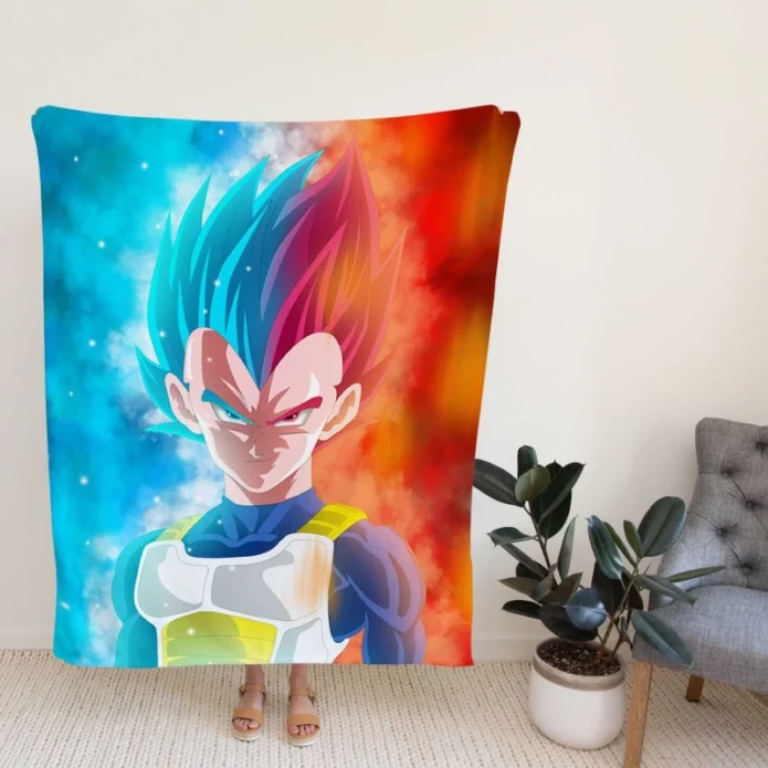 Vegeta Anime Boy Fleece Blanket