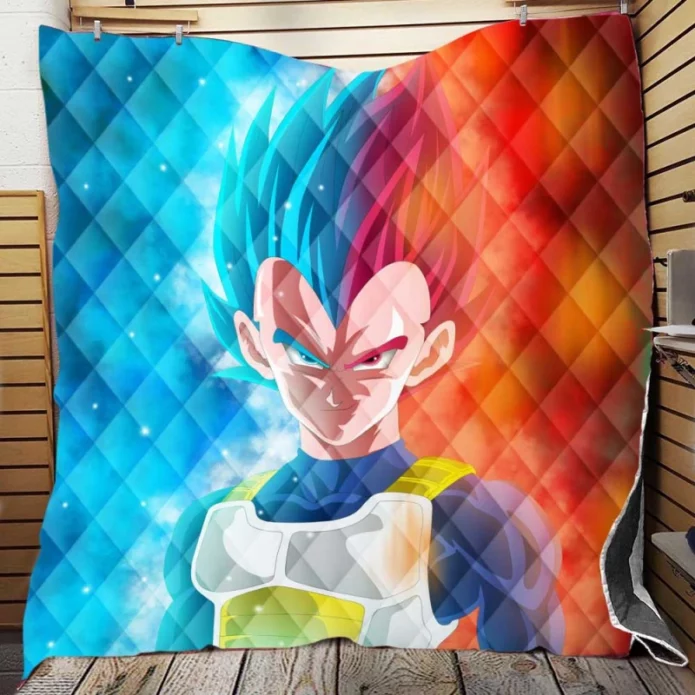 Vegeta Anime Boy Quilt Blanket