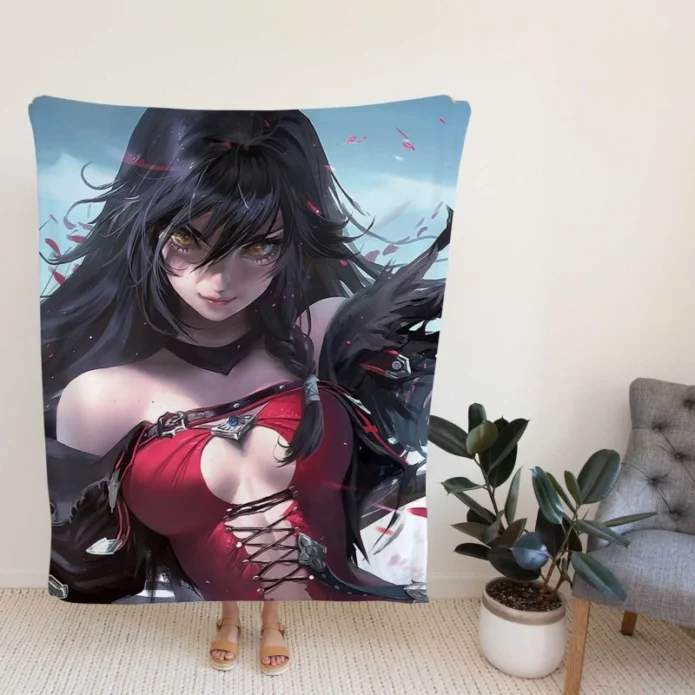 Velvet Crowe Hot Anime Girl Fleece Blanket