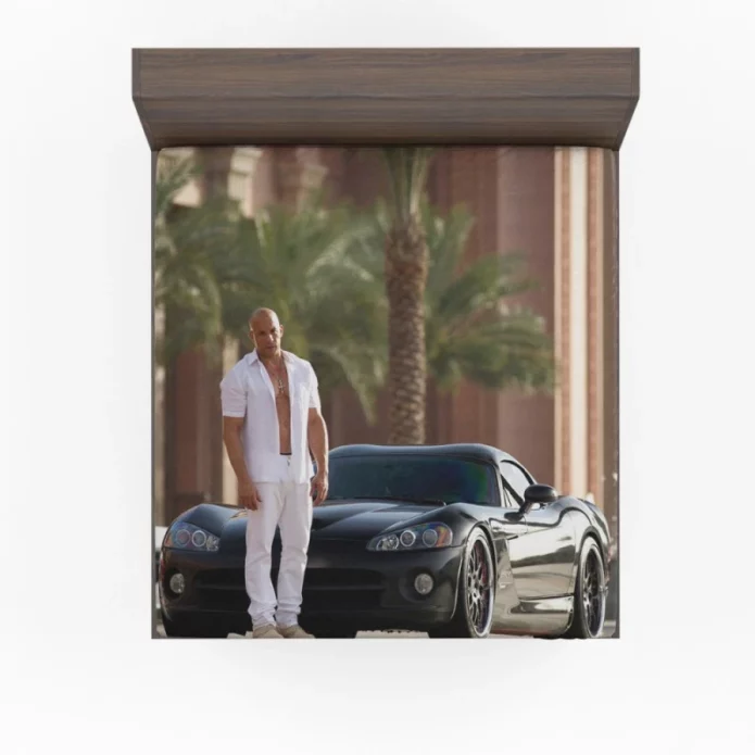 Vin Diesel in Furious 7 Movie Fitted Sheet