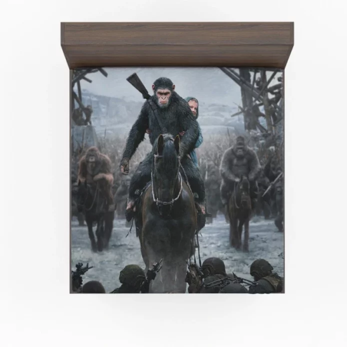 War For The Planet Of The Apes Movie Fitted Sheet