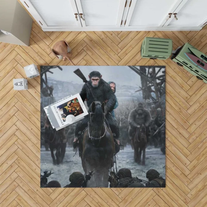War For The Planet Of The Apes Movie Rug
