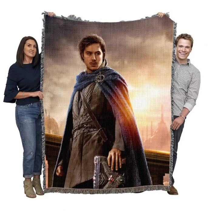 Warcraft Ben Schnetzer Movie Woven Blanket