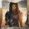 Warcraft Woman Warrior Movie Quilt Blanket
