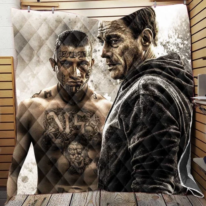 We Die Young Movie Jean-Claude Van Damme Quilt Blanket