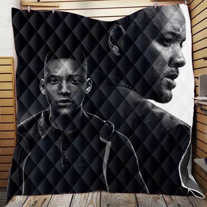 Will Smith in Gemini Man Movie Quilt Blanket