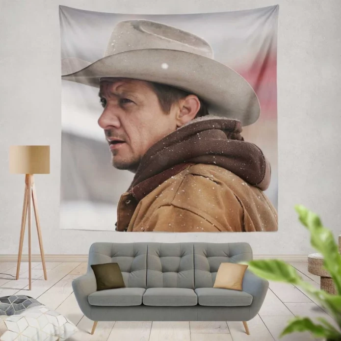Wind River Movie Jeremy Renner Wall Hanging Tapestry