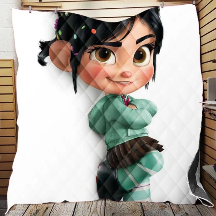 Wreck-It Ralph Movie Vanellope von Schweetz Quilt Blanket