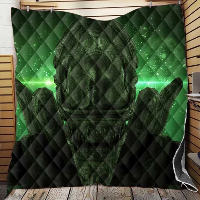 Xenomorph in Alien Covenant Science Fiction Movie Quilt Blanket