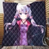 Yuzuki Yukari Vovaloid Anime Girl Quilt Blanket
