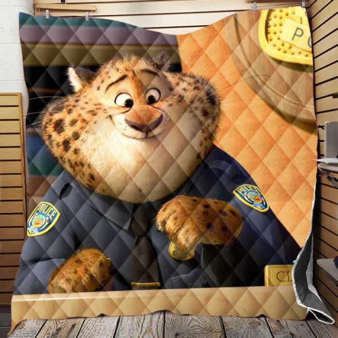 Zootopia Movie Benjamin Quilt Blanket