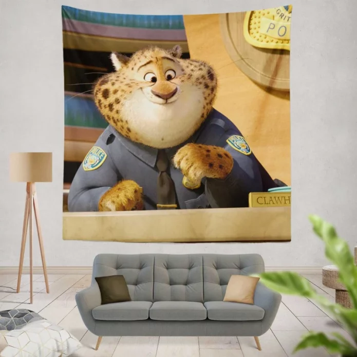 Zootopia Movie Benjamin Wall Hanging Tapestry