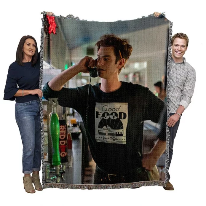 tick tick BOOM Movie Andrew Garfield Woven Blanket