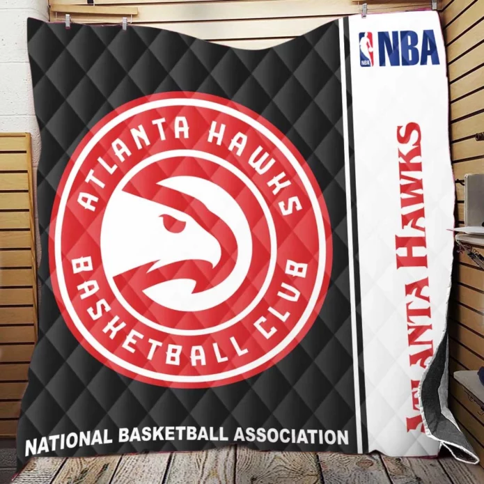 Atlanta Hawks NBA Basketball Quilt Blanket