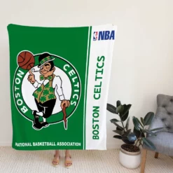 Boston Celtics NBA Basketball Fleece Blanket