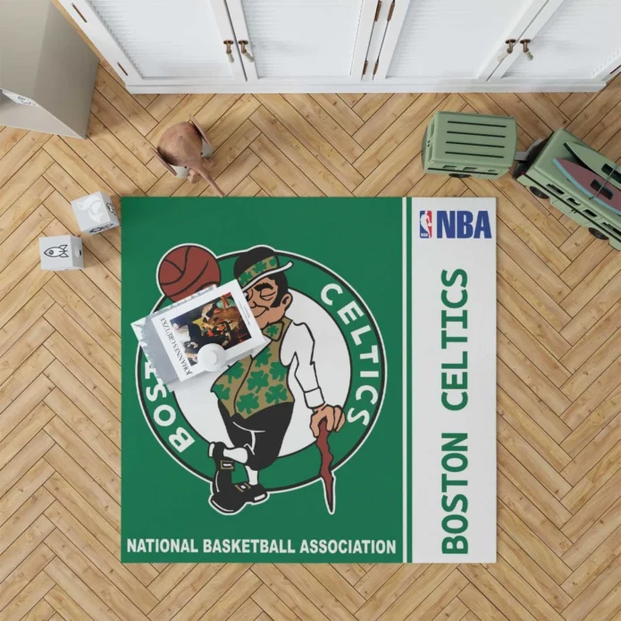 Boston Celtics NBA Basketball Floor Rug