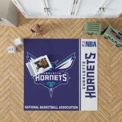 Charlotte Hornets NBA Basketball Floor Rug