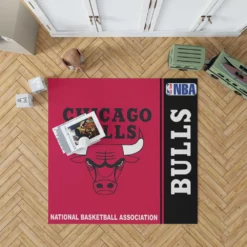 Chicago Bulls NBA Basketball Floor Rug