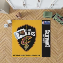 Cleveland Cavaliers NBA Basketball Floor Rug