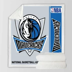 Dallas Mavericks NBA Basketball Sherpa Fleece Blanket