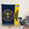 Denver Nuggets NBA Basketball Fleece Blanket