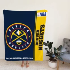 Denver Nuggets NBA Basketball Fleece Blanket