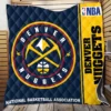 Denver Nuggets NBA Basketball Quilt Blanket