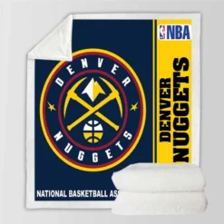 Denver Nuggets NBA Basketball Sherpa Fleece Blanket