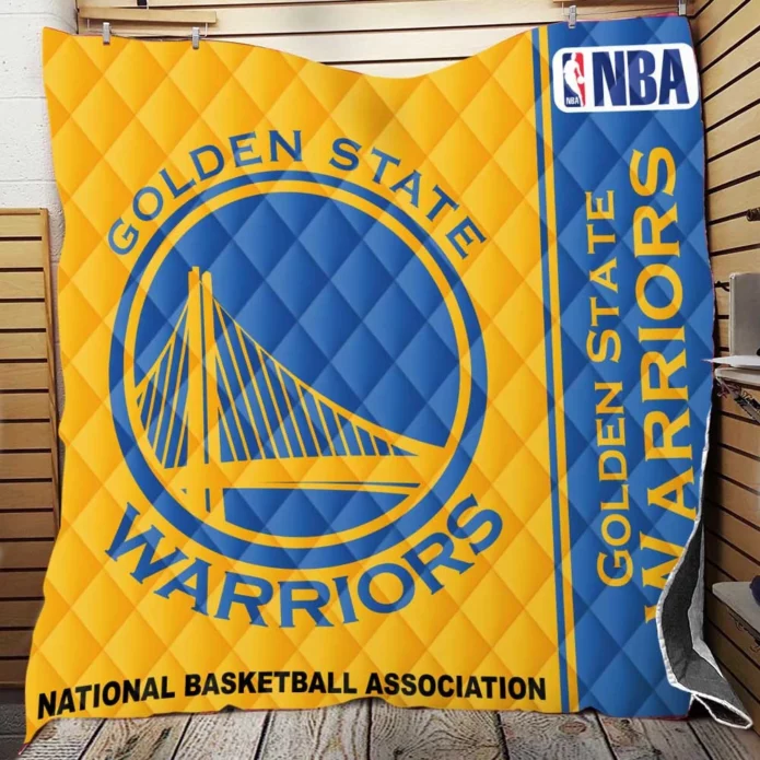 Golden State Warriors NBA Basketball Quilt Blanket