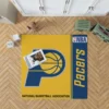 Indiana Pacers NBA Basketball Floor Rug