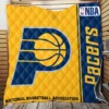 Indiana Pacers NBA Basketball Quilt Blanket