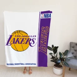 Los Angeles Lakers NBA Basketball Fleece Blanket