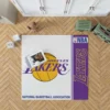Los Angeles Lakers NBA Basketball Floor Rug