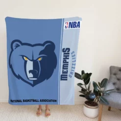 Memphis Grizzlies NBA Basketball Fleece Blanket