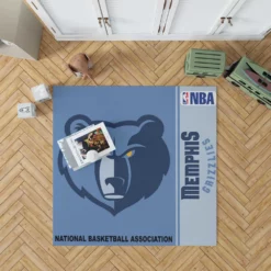 Memphis Grizzlies NBA Basketball Floor Rug