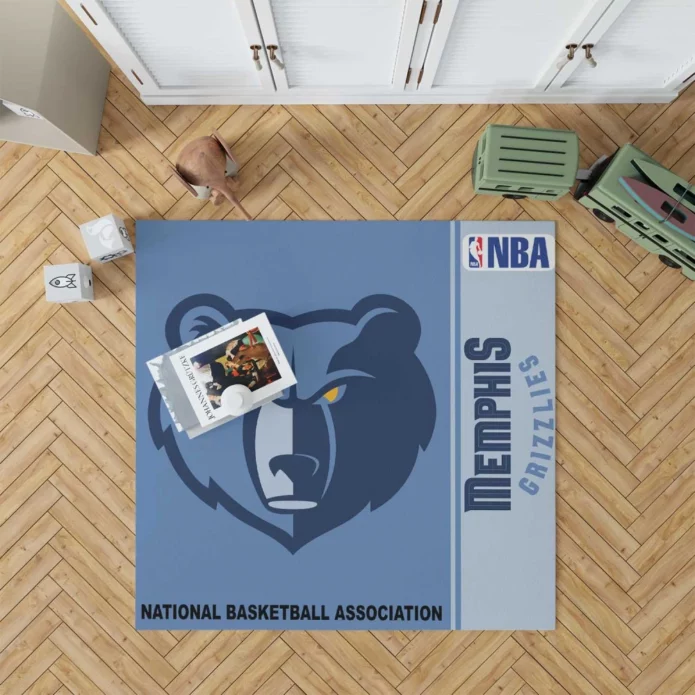 Memphis Grizzlies NBA Basketball Floor Rug