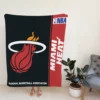 Miami Heat NBA Basketball Fleece Blanket