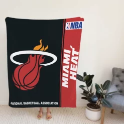 Miami Heat NBA Basketball Fleece Blanket